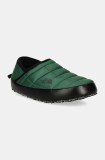 The North Face papuci de casa Thermoball Traction Mule V culoarea verde, NF0A3V1HS9W1