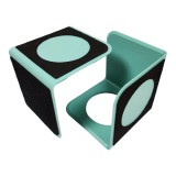 Cumpara ieftin Organizator auto pentru portbagaj NOOK Rati, turcoaz, set 2 bucati