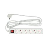 Prelungitor cu Intrerupator, 6 prize 3m Vorel 72531