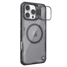 Husa iPhone 16 Pro Max Nillkin Iceblade Prop Magnetic, cu decupaj camera, negru foto