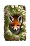 Cumpara ieftin Sticker decorativ, Vulpe, Maro, 85 cm, 6626ST