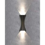 Cumpara ieftin Aplica LED, Negru + Gold, exterior, 10W Lumina Calda