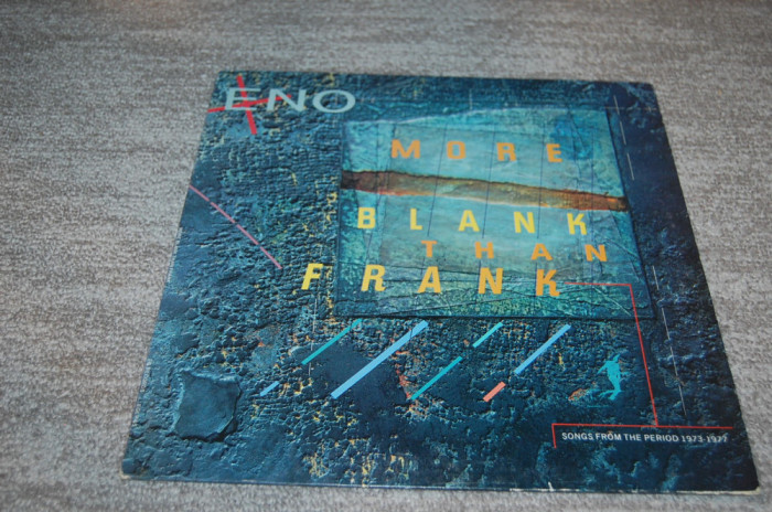 VINYL -ENO - MORE BLANK THAN FRANK 1986 EGLP65 LP