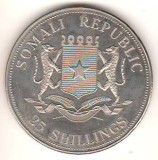 SV * Somalia 25 SHILLINGS 2004 * VIATA LUI PAPA PAUL IOAN II * AUNC+, Africa, Nichel