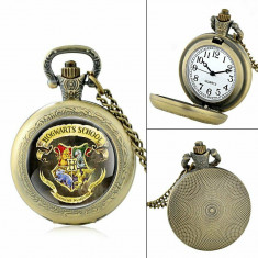 Ceas De Buzunar - HARRY POTTER - Hogwarts Draco - Bronz foto