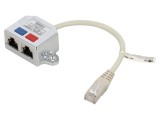 Splitter Fast Ethernet Goobay 10/100Mbps Cat 5, 0.15m - Cod 68909