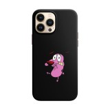 Husa compatibila cu Apple iPhone 13 model Hi am Courage, Silicon, TPU, Viceversa, Transparent, Carcasa