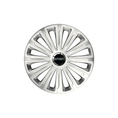 Set 4 capace roti Cu Inel Cromat Trend R16 pentru gama auto Smart