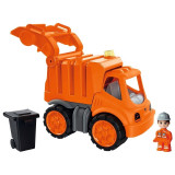 Cumpara ieftin Masina de gunoi Big Power Worker Garbage Truck cu figurina