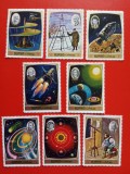 AJMAN, SPACE - SERIE COMPLETĂ MNH, Nestampilat