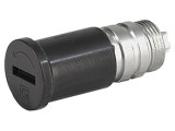 Adaptor Siguranțe Cilindrice 5x20mm 16A Negru 500VAC FUL, SCHURTER