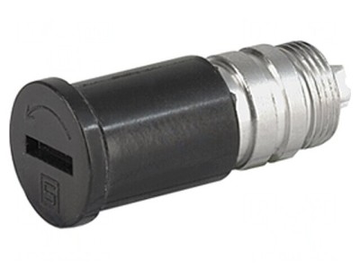 Adaptor Siguranțe Cilindrice 5x20mm 16A Negru 500VAC FUL foto