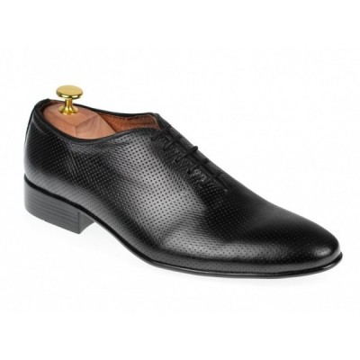 Pantofi barbati office eleganti din piele naturala - Model Negru 026NPERF foto