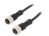 Cablu senzori/automatizări 4 pini M12-M12 1m