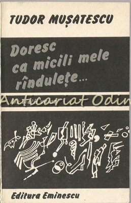 Doresc Ca Micili Mele Rindulete. Ale Vietii Valuri - Tudor Musatescu