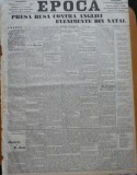 Ziarul Epoca, 25 octombrie 1899; Presa rusa contra Angliei ; Evenimen. din Natal