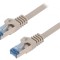 Patch cord S/FTP Cat 6a Cu LSZH Gri 2m
