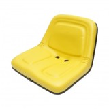 Scaun tractor galben John Deere 320x490x320mm cod OEM TY15863, AM117924, B1AM117924, B1TY15863, AM103284, AM105898, AM39582, ET12564, MG675408, MG8616