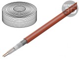 Cablu microfon roșu OFC 2x0,35mm2 PVC