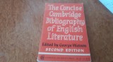 The concise Cambridge bibliography of english literature(600-1950),-1966
