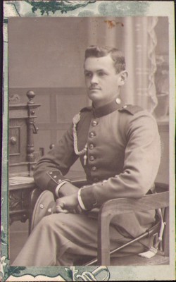 HST P2/327 Poză soldat german șnur specialist Regimentul 20 foto