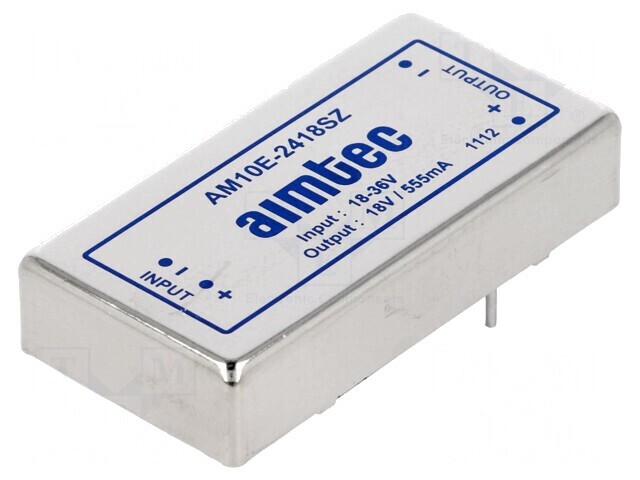 Convertor DC/DC 10W 18V 0.55A DIP24
