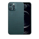 Cumpara ieftin Husa Cover Hard Carbon Fiber pentru iPhone 14 Pro Albastru, Contakt