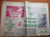 Magazin 14 august 1971-art. si foto cabana balea lac,combinatul fibre savinesti