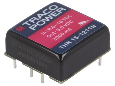 Convertor DC/DC 15W 9-18V la 5V 3A foto