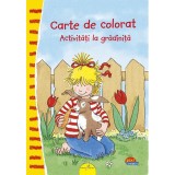 Carte de colorat: Activități la grădiniță - Paperback - Uli Velte - Galaxia Copiilor