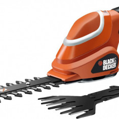 Black&Decker Foarfece pentru iarbă și arbuști 7 V/1,5 Ah RESIGILAT