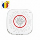 Pachet senzor de gaz metan (CH4) PNI SafeHouse HS201 cu Wi-Fi, Tuya Smart si Sticky Pad Drapel inclus