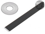 Cablu Bandă Neecranat PVC 1,27mm 10x28AWG 100FT