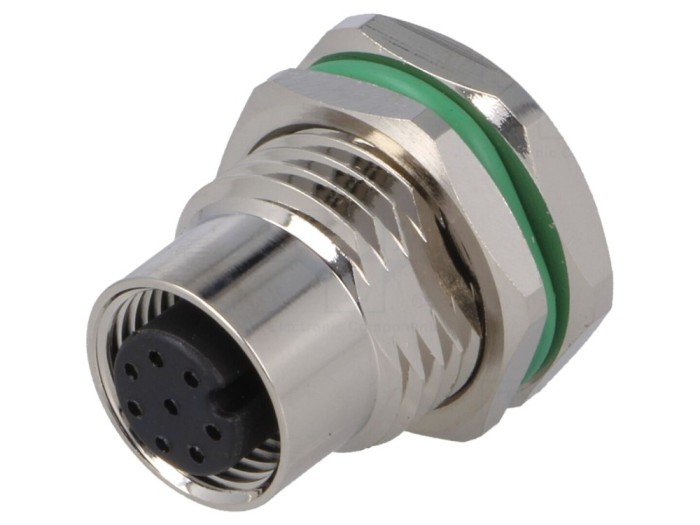 Soclu M12 8 pini IP67, cod A