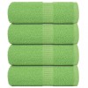 VidaXL Prosoape de baie 4 buc. FROGN Verde măr 30x30 cm 100% bumbac 137017