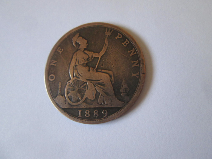 UK 1 Penny 1889 regina Victoria