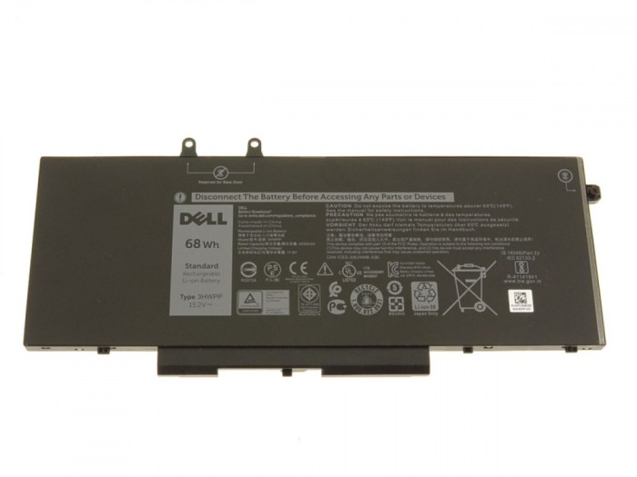Baterie Laptop, Dell, 10X1J, 010X1J, 1VY7F, 01VY7F, 3PCVM, 03PCVM, T6DC2, YPVX3, 3YNXM, JG75F, 03YNXM, 451-BCMN, N2NLL, W125704116, 3HWPP, 03HWPP, 15.