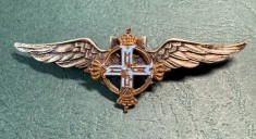 Insigna Pilot Militar Romania WW2 Mihai *RARA*