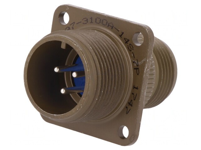 Conector circular aluminiu 14S 7P