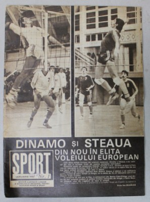 SPORT , REVISTA ILUSTRATA A CONSILIULUI NATIONAL PENTRU EDUCATIE FIZICA SI SPORT , NR. 1 , 1982 foto