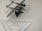 Macheta MAISTO: avion P-38 Lightning