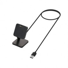 Docking stand kwmobile pentru OPPO Watch Free, Plastic, Negru, 60569.01 foto