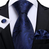 Set cravata + batista + butoni - matase -- model 794