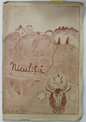 NICULITA de IOANA RAMUREA , 1939 , DEDICATIE * foto