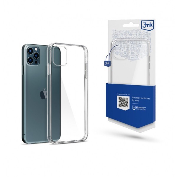 Husa pentru Apple iPhone 12 Pro Max, 3MK, Clear, Transparenta