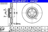 ATE 24.0134-0107.1 Disc frana