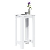 Gossi masa bar, alb, 51x50x103,5 cm, lemn prelucrat