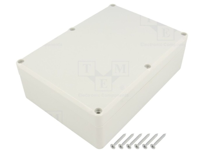 Carcasă universală ABS gri IP65