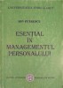 Esential in Managementul Personalului - Ion Petrescu, Ed. Fundatiei Romania de Maine, 2003, 448 pagini, Marketing