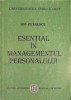 ESENTIAL IN MANAGEMENTUL PERSONALULUI-ION PETRESCU